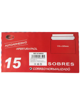 Pack de 15 sobres para...