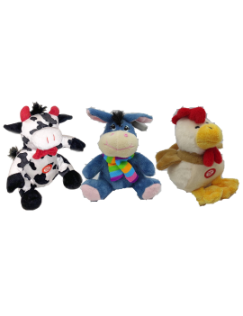 Pack de 3 peluches de...