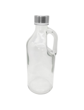 Botella de cristal 1L con...