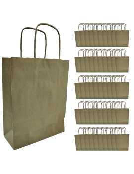 Pack de 50 bolsa Kraft "S"...