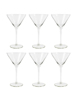 Set de 6 copas de cristal...