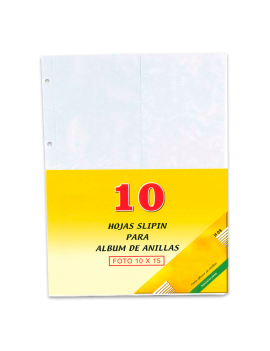 Pack de 10 hojas para álbum...