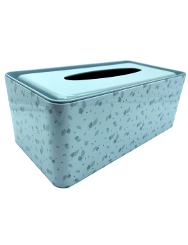 Caja de pañuelo de metal -...