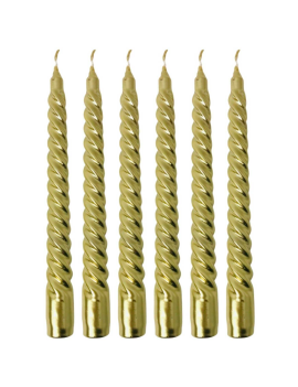 Pack de 6 velas espiral,...