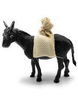 Figura de burro con sacos...