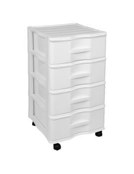 Cajonera blanca con 4...