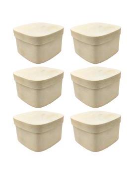 Pack de 6 cajas de madera...