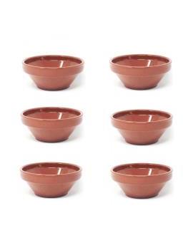 Pack de 6  cuencos de barro...
