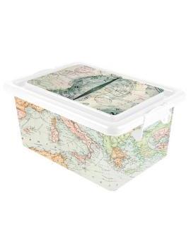 Caja de plástico con tapa y...