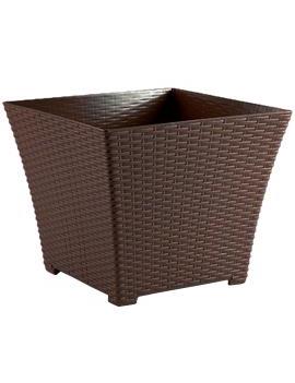 Maceta cuadrada de plástico...