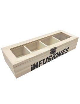 Caja de madera Infusiones...