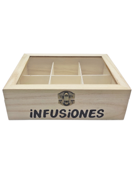Caja de madera "Infusiones"...