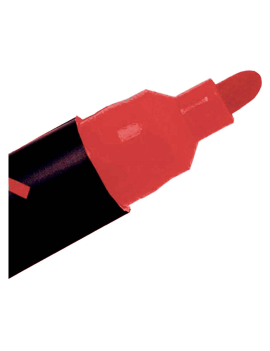 Tradineur - Marcador de tiza líquida para pizarra - Borrable - punta  reversible (redonda y biselada) - Ideal para diseño comerci