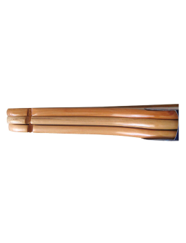 Percha de madera con pinzas metálicas para pantalones 12,4 x 32.5