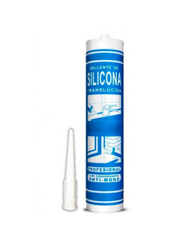 Silicona adhesiva para aluminio, vidrio y policarbonato anti moho y hongos;  280 ml Cartucho 1U