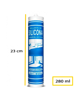 IDEABOND - 280ml Cartuchos de sellador de silicona antimoho blanco  transparente de 300 ml para baño y