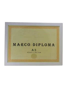 Marco de madera negro para diploma A3 de 42 x 29,7 cm, marco para