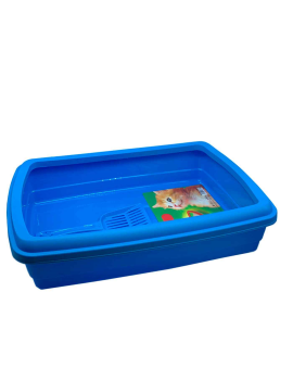 WOLADY Arenero para Gato con Caja de Arena de 40 * 33 * 12cm (S) y Pala  Limpiadora - Inodoro Gris para Gatos. : : Productos para  animales