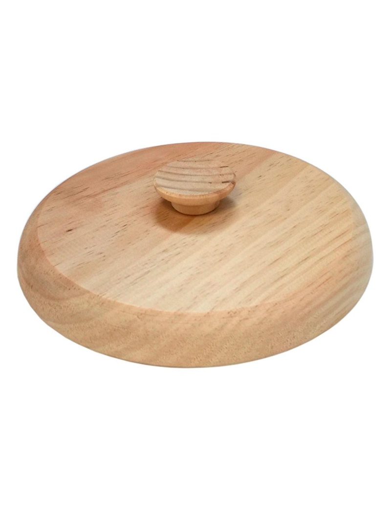 Tapa giratortillas de madera, diámetro 23,5 cm. Plato volteatortillas ideal  para darle la vuelta a la tortilla fácilmente