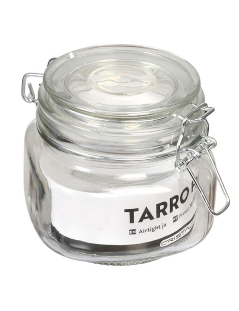 Botes cristal 500ml Tarros cocina Frascos almacenaje Recipientes