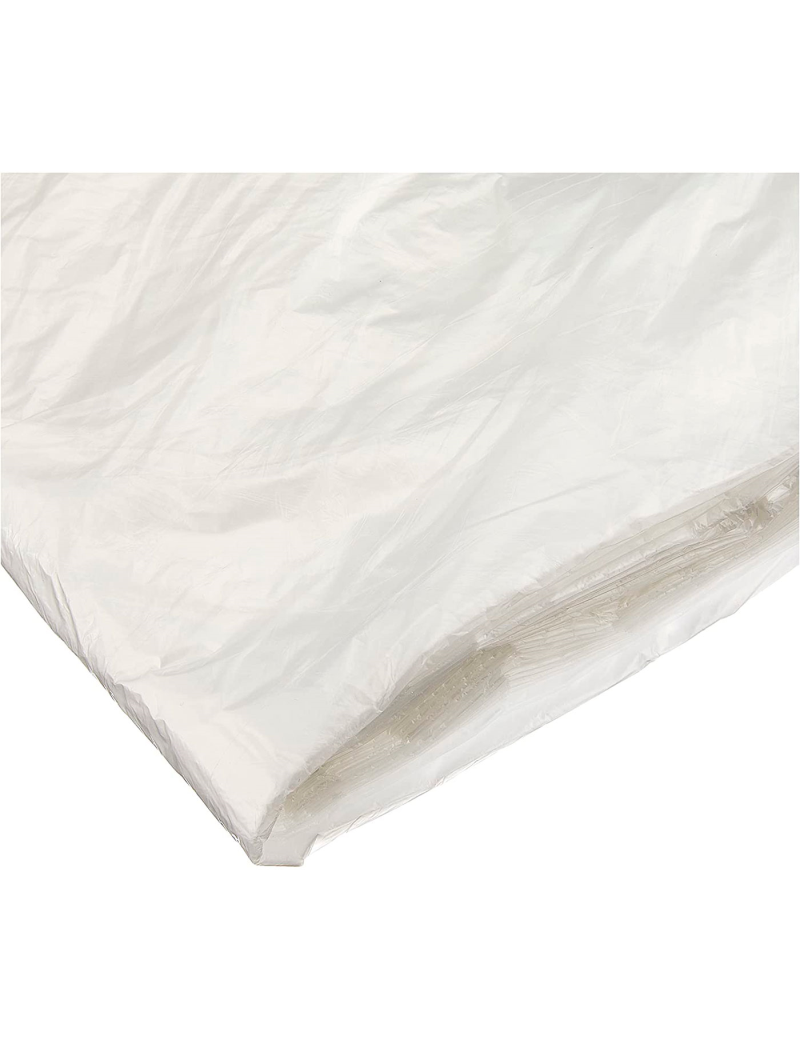 Pack de 6 protectores cubre todo de plástico, cobertor antipolvo y lluvia  de polietileno, cubrir muebles (Transparen