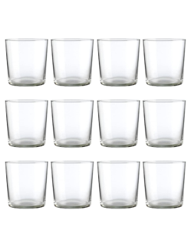 Set de 12 vasos de cristal...