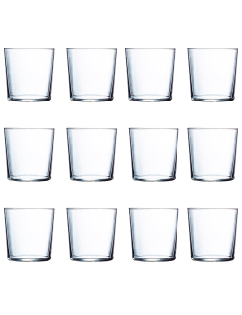 Set de 12 vasos de cristal...