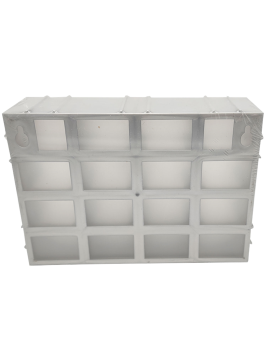 Tradineur - Divisor de estantería de plástico, separador estantes