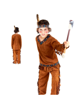 Disfraz infantil de Peter Pan, fibra sintética, incluye gorro, camisa,  pantalón, cinturón y cubrebotas, carnaval, halloween, cos