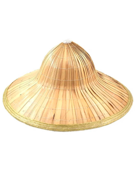 Sombrero chino de paja...