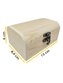 Set de 3 cajas cuadradas de madera natural sin tratar, juego cajas  decorativas, cierre metálico, almacenaje objetos de valor, jo