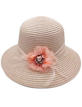 Sombrero de mujer con flor,...