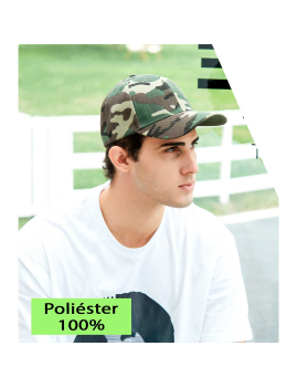 Tradineur - Gorra de béisbol ancha para hombre con ajuste posterior a  presión, 100% poliéster, accesorio sport, skate (Negro, ta