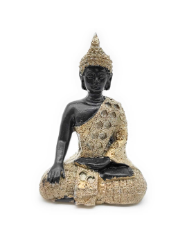 Figura de Buda sentado,...