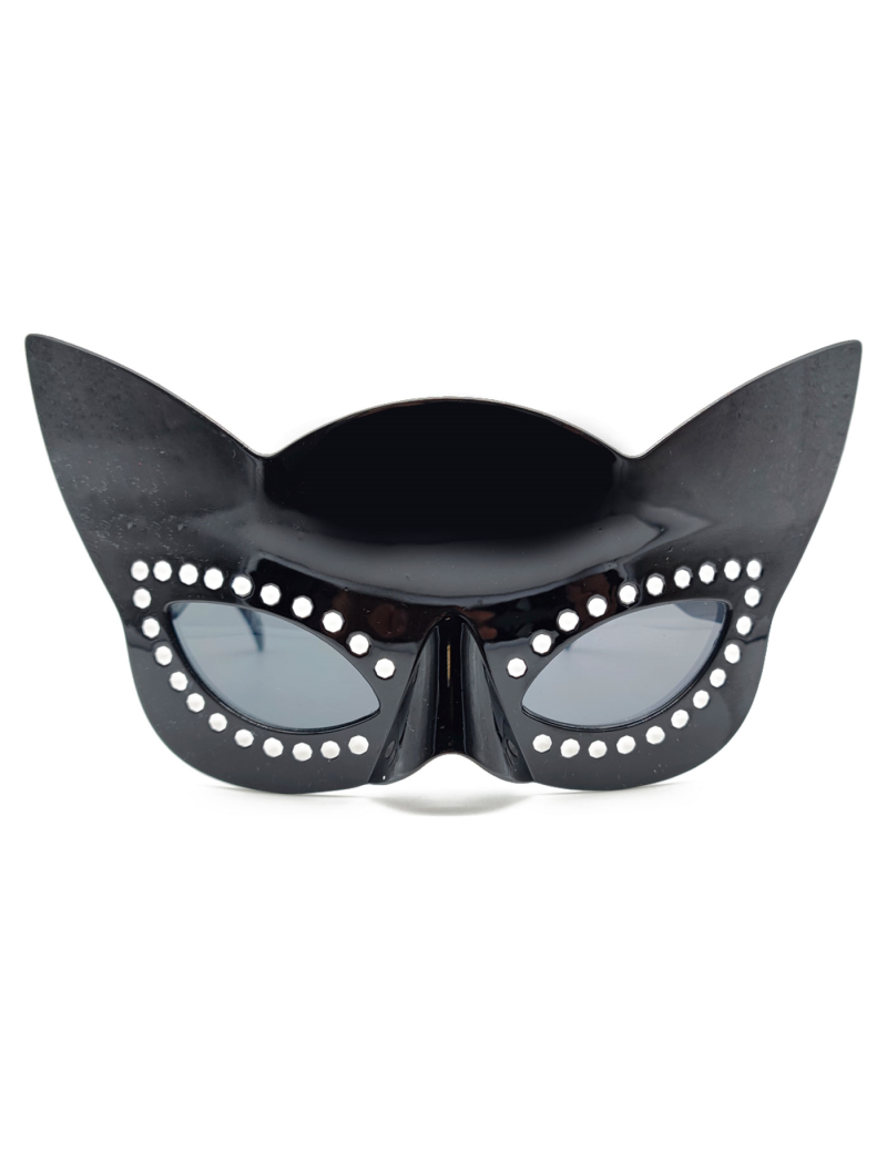 Gafas de gata negra para jóvenes y adultos, complementos de disfraces para  carnaval, halloween u otras celebraciones