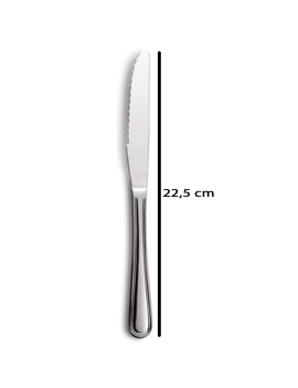 Tradineur - Set de 3 tenedores de mesa de acero inoxidable