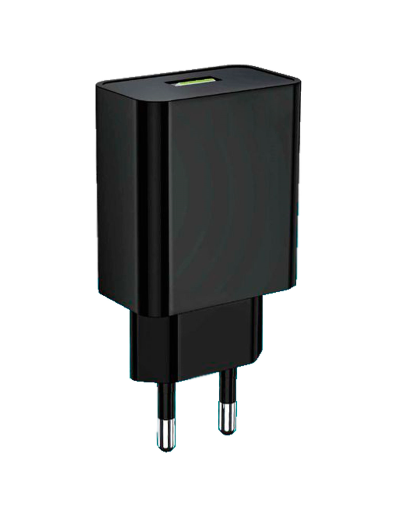 Tradineur - Cargador para móvil 2,1A - Cable USB Tipo-C - Alto rendimiento  / Carga rápida - 1 Puertos USB - Color Blanco