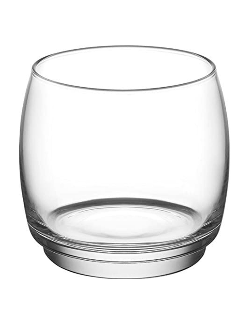 Juego 6 vasos bajos de cristal para whisky o agua