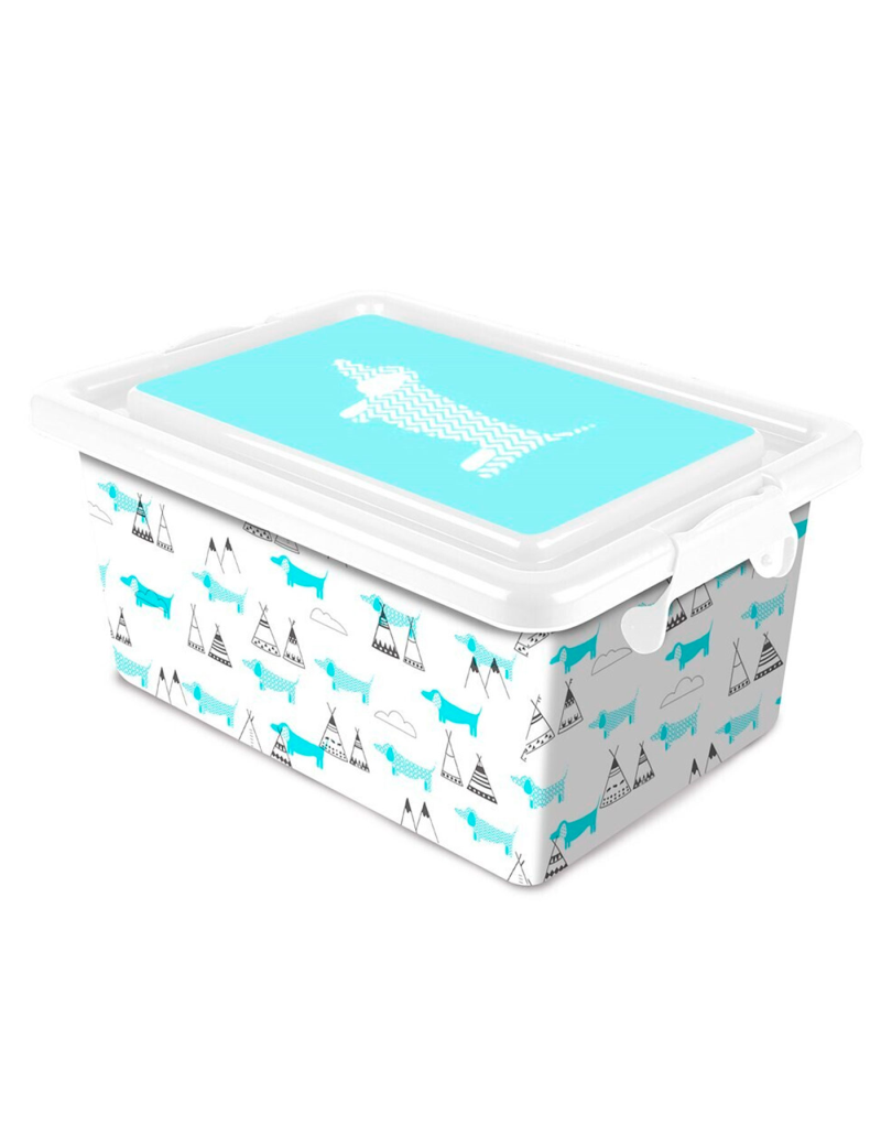 Caja de almacenamiento – Diseño Perro – Capacidad de 13 Litros – Fabricado  en España - Contenedor para almacenar jug
