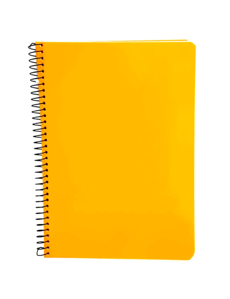 Libreta Hojas Blancas A4 Cuaderno A4 con hojas en blanco, lisas, encuadernación de espiral y tapa  dura, libreta tamaño folio, bloc de notas c