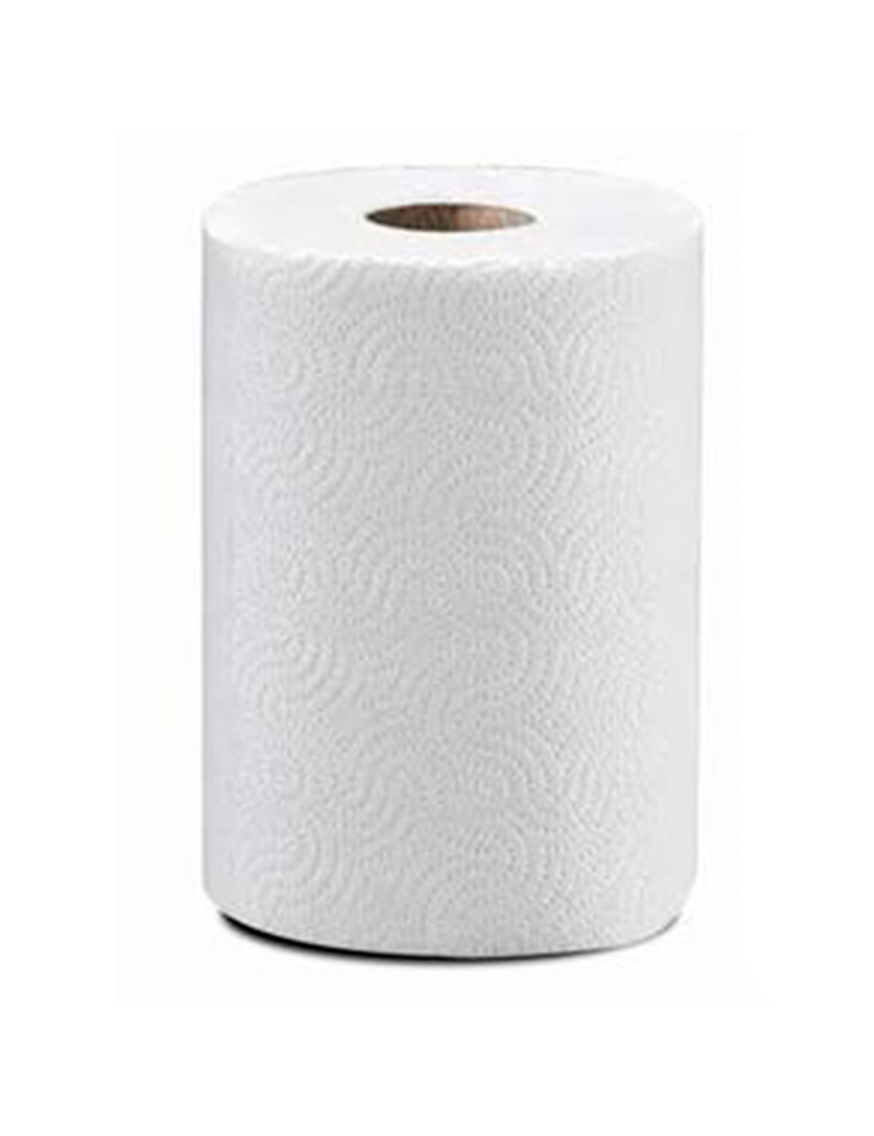 Rollo de papel de cocina blanco XXL, doble capa, máxima absorción, 120  hojas, suave, multiusos, limpieza, papel 100%