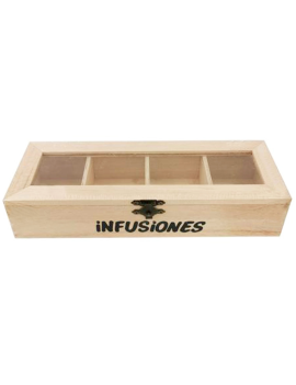 Caja de madera "Infusiones"...