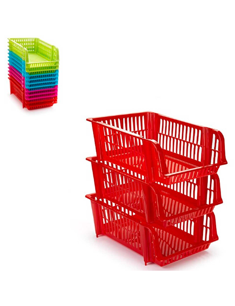 Mini Ctas De Plástico Para Tante, Cubo De Almacenamiento De Cocina, Organizador, Contenedor