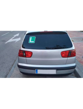 Pegatina L para exterior, conductor novel, reflectante, PVC, señal, cartel  con adhesivo, ideal para coches con lunas
