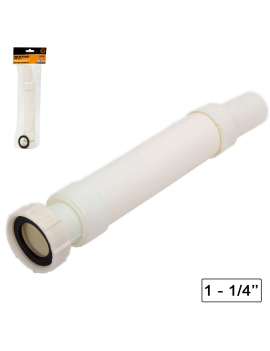 Tubo flexible de desagüe para fregadero, manguera de drenaje, sifón de plástico  para lavabo, extensible de 260-813 m