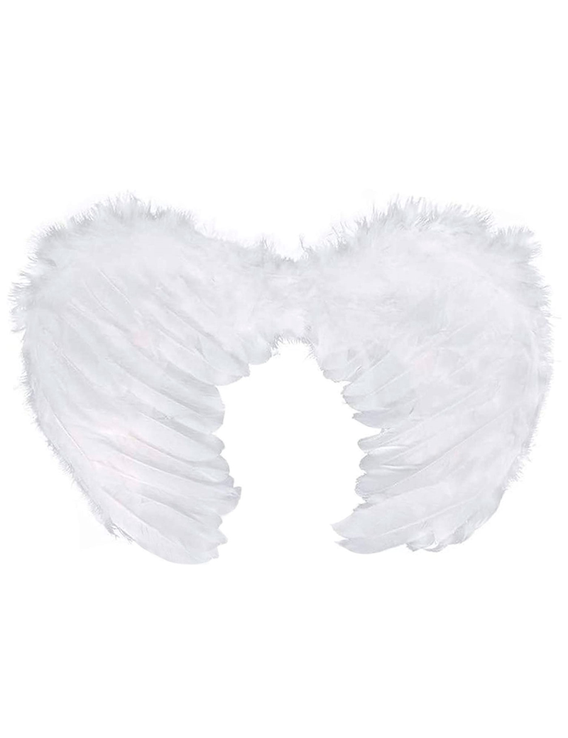 Alas ángel de plumas blancas