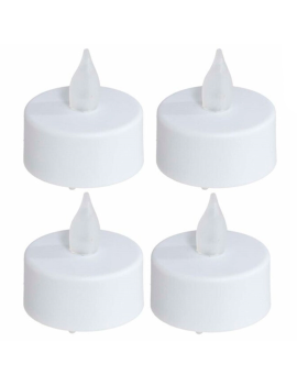 Pack de 4 velas de té LED,...