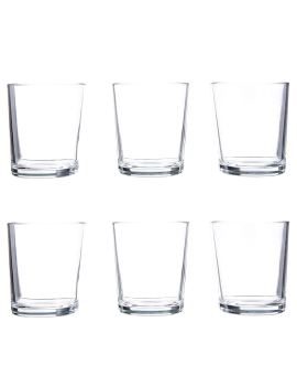 Set de 6 vasos de cristal...