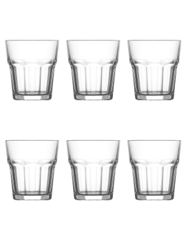 Set de 6 vasos de cristal,...